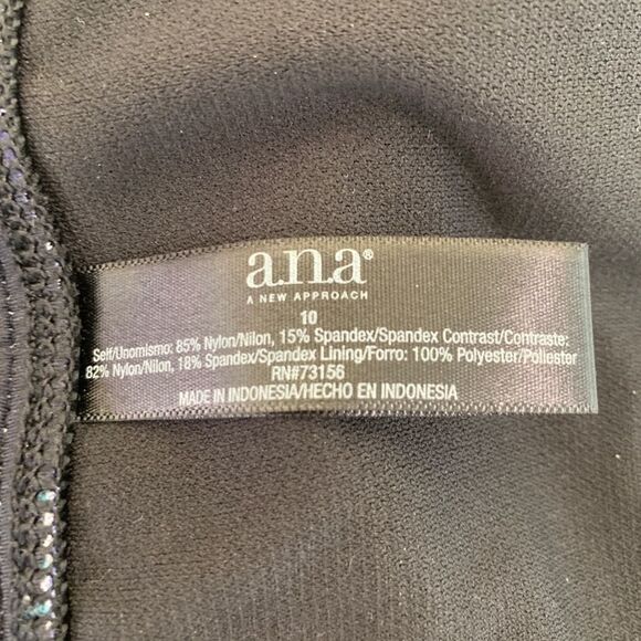 A.N.A. Tankini Bathing Suit 2 piece sz 10/12 - Picture 7 of 8